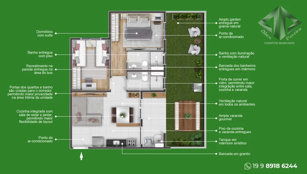Apartamento, 2 quartos - Foto 4