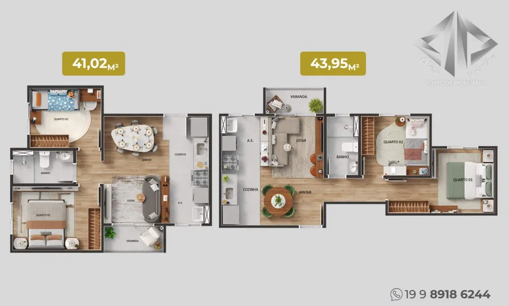 Apartamento, 2 quartos - Foto 4