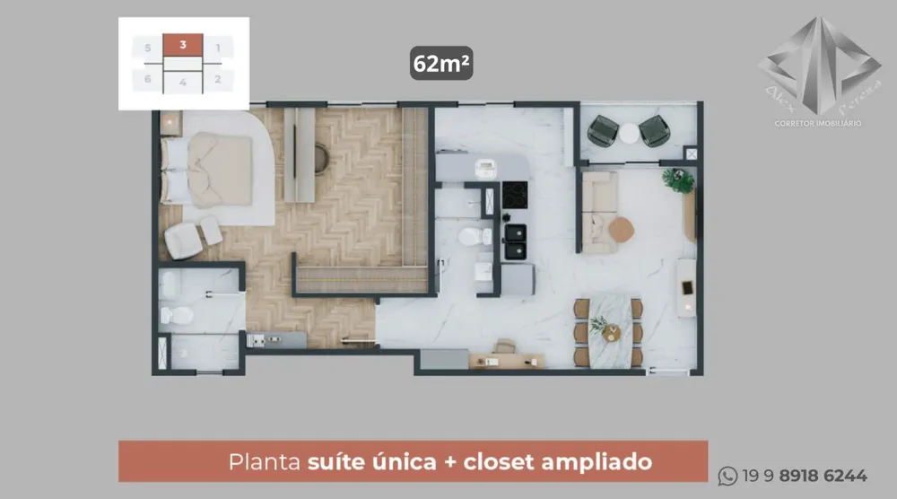 Apartamento, 2 quartos - Foto 6