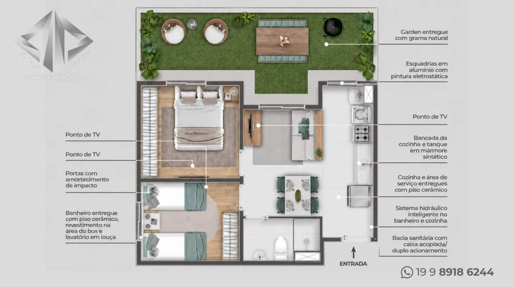 Apartamento, 2 quartos - Foto 7