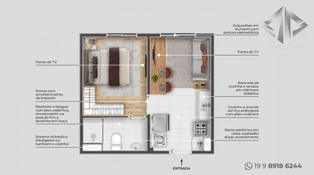 Apartamento, 2 quartos - Foto 5