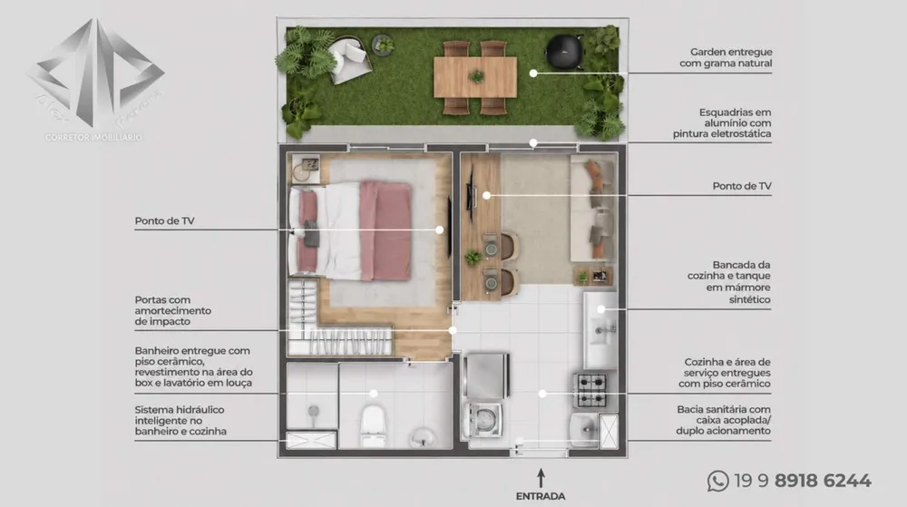 Apartamento, 2 quartos - Foto 6