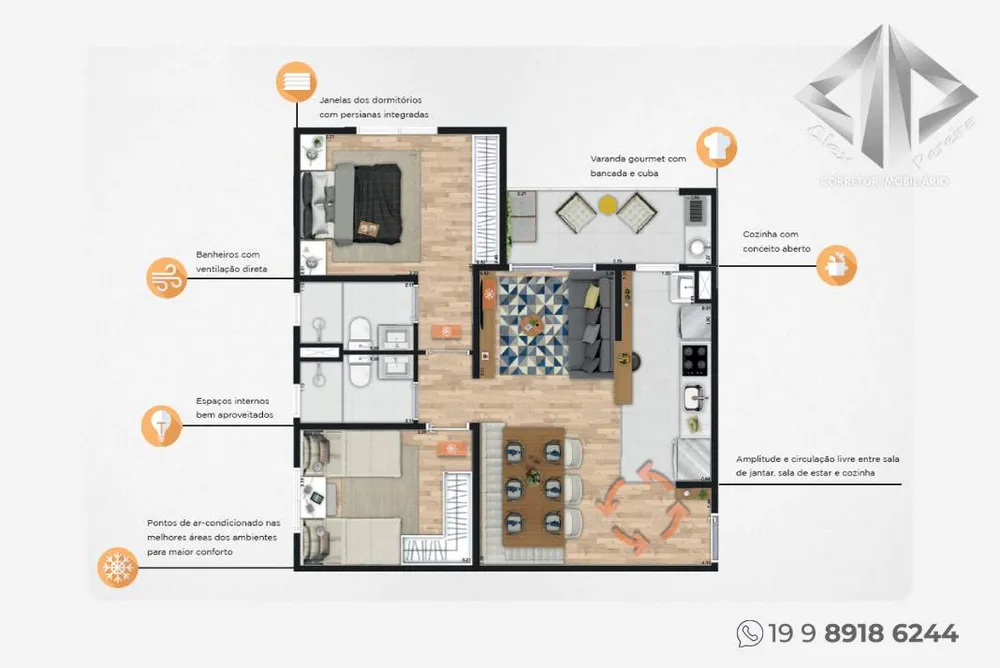 Apartamento, 2 quartos - Foto 4