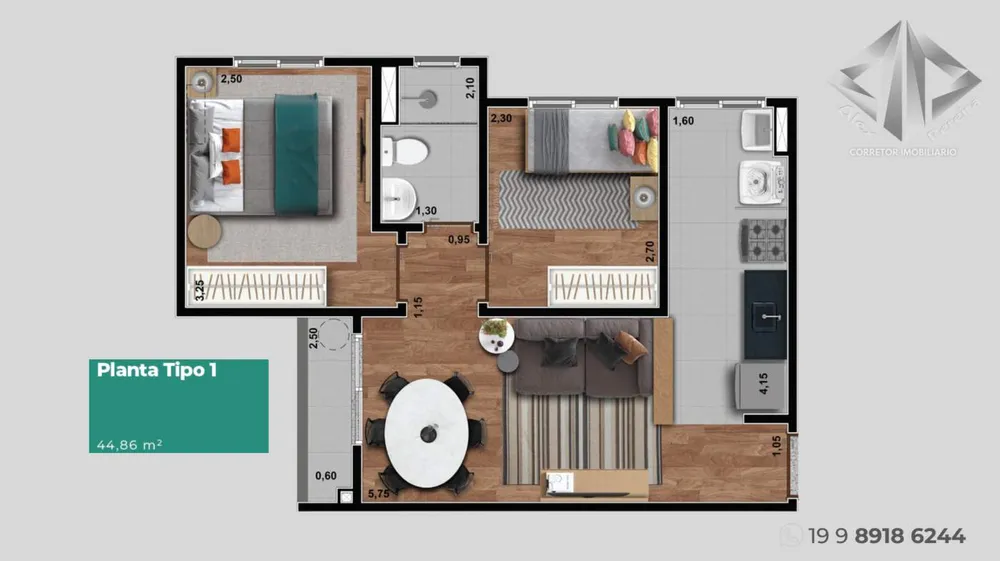 Apartamento, 2 quartos - Foto 7