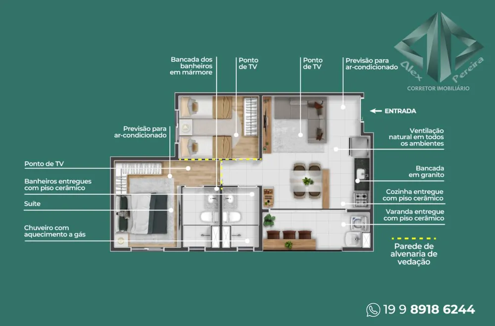 Apartamento, 2 quartos - Foto 5