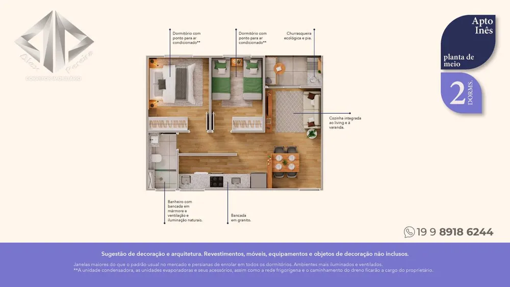 Apartamento, 2 quartos - Foto 3