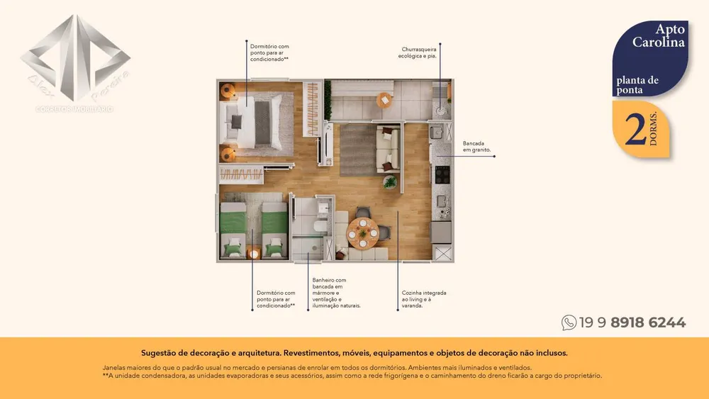 Apartamento, 2 quartos - Foto 4