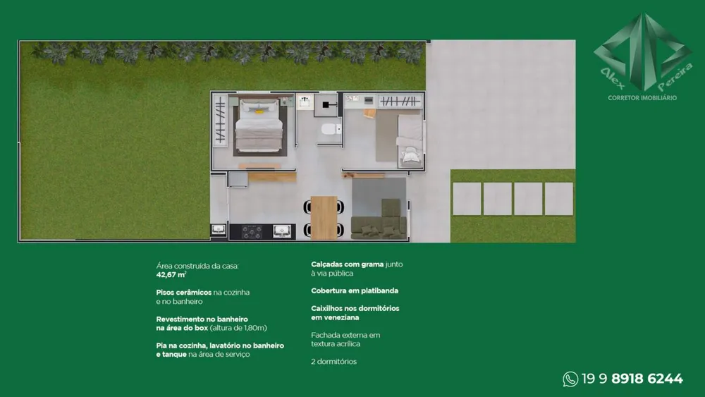 Casa, 2 quartos - Foto 5