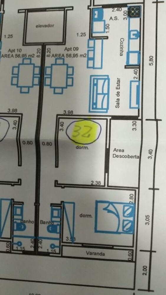 Apartamento, 2 quartos, 56 m² - Foto 7