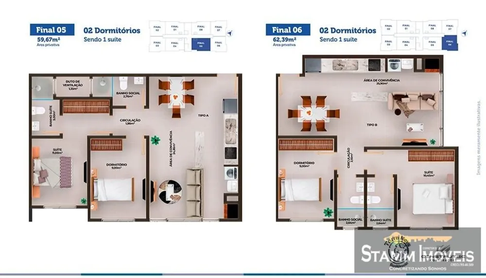Apartamento, 2 quartos, 62 m² - Foto 11