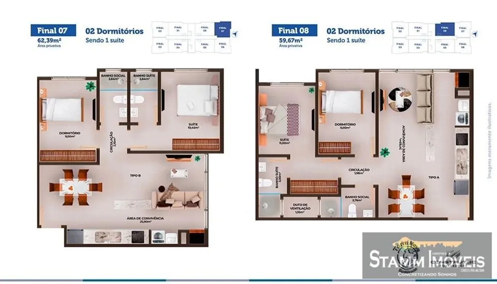 Apartamento, 2 quartos, 62 m² - Foto 12