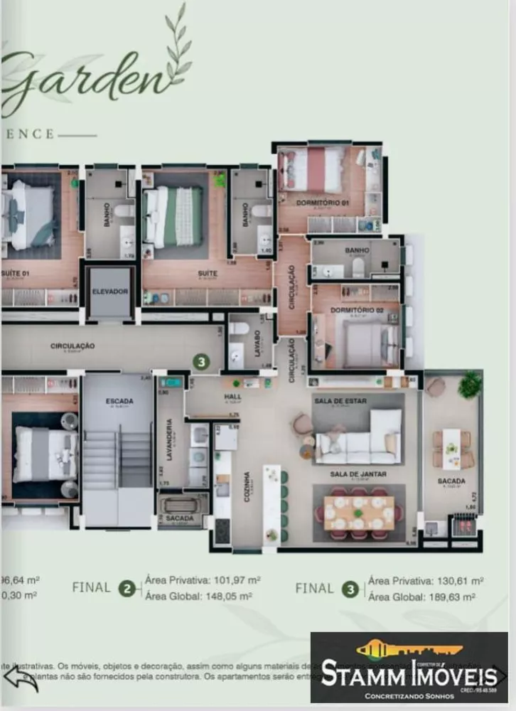 Apartamento, 2 quartos, 96 m² - Foto 8
