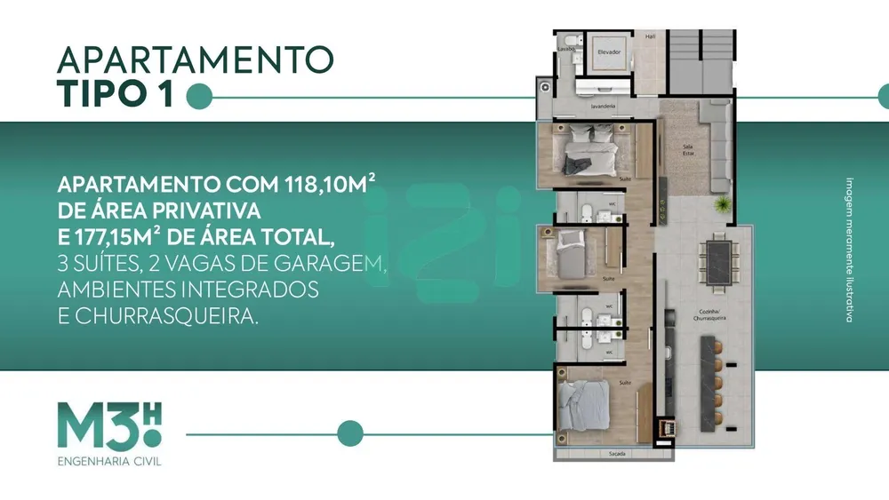 Apartamento, 106 m² - Foto 5