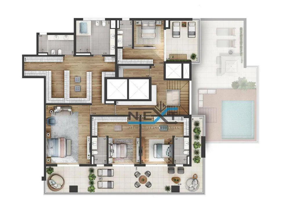 Apartamento, 4 quartos, 708 m² - Foto 5
