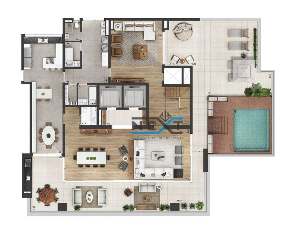 Apartamento, 4 quartos, 708 m² - Foto 4