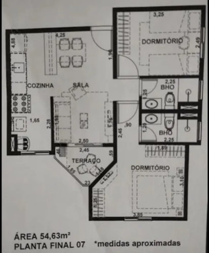 Apartamento, 2 quartos, 54 m² - Foto 4