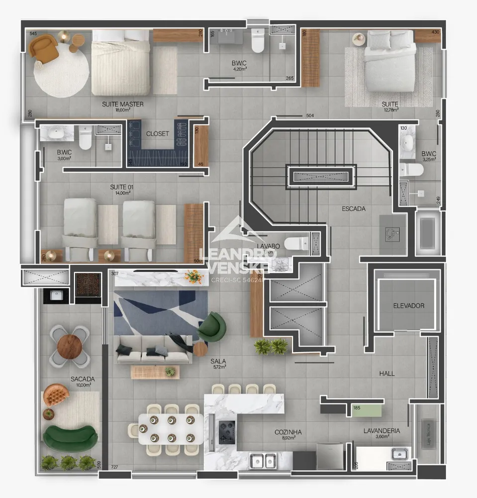 Apartamento, 3 quartos, 140 m² - Foto 10