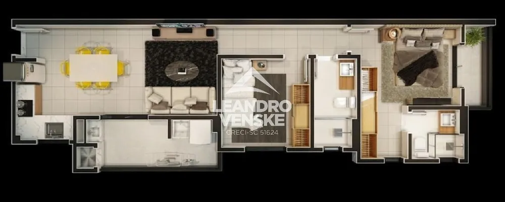 Apartamento, 2 quartos, 63 m² - Foto 1