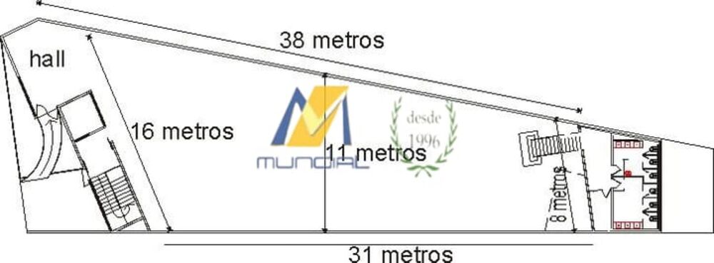 Loja-Salão, 1327 m² - Foto 1