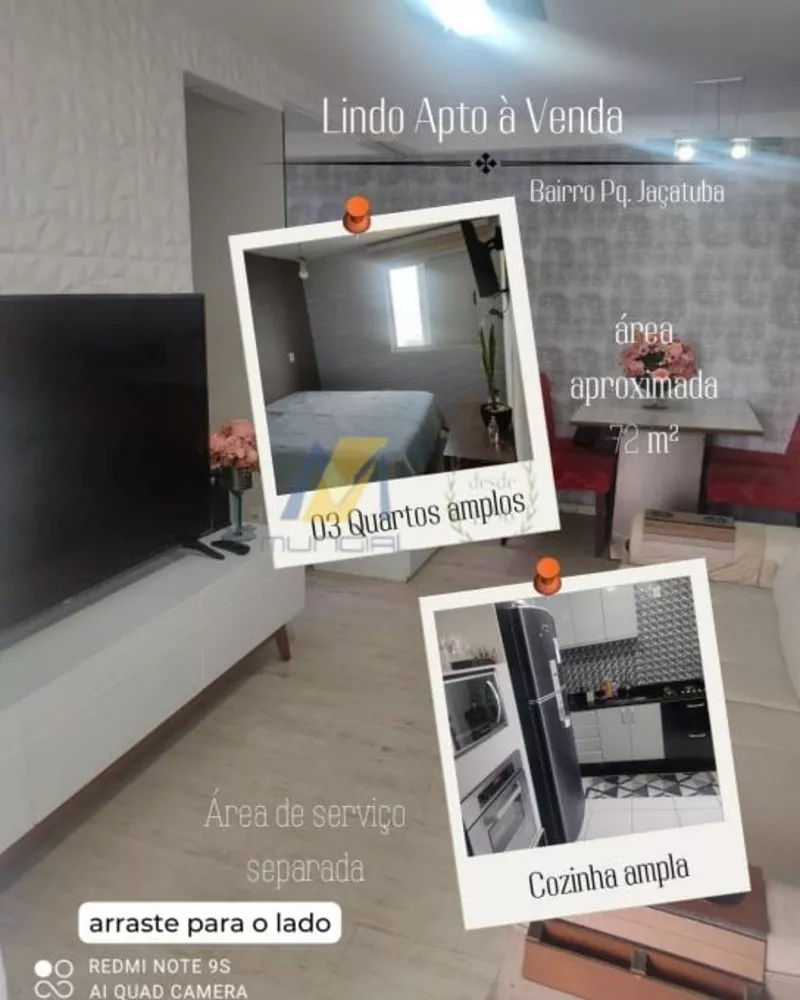 Apartamento à venda com 3 quartos, 73m² - Foto 2