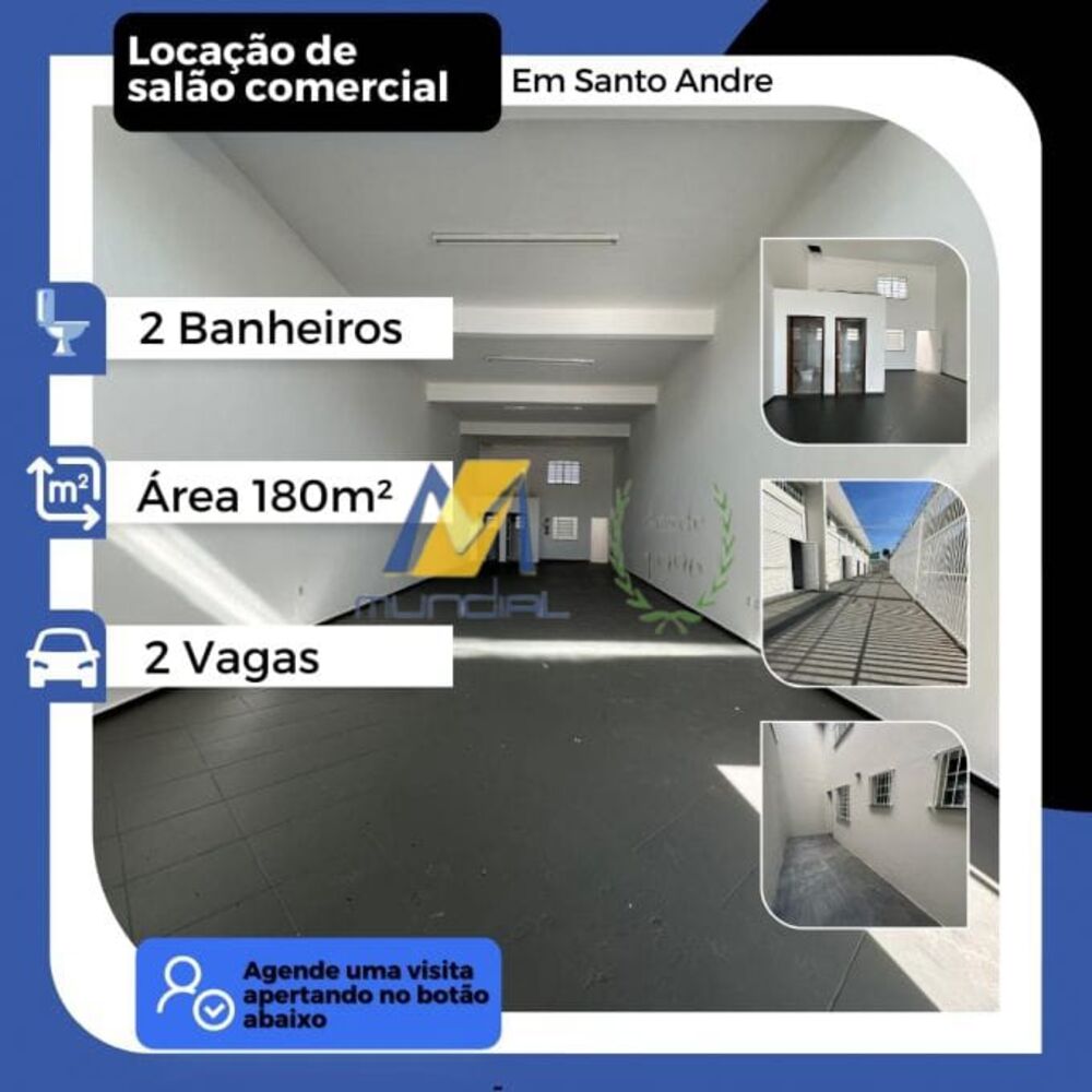 Loja-Salão para alugar, 180m² - Foto 1