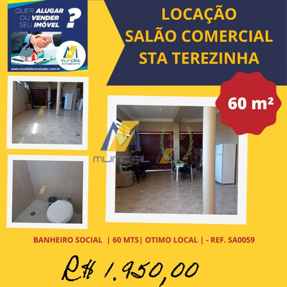 Loja-Salão, 60 m² - Foto 3