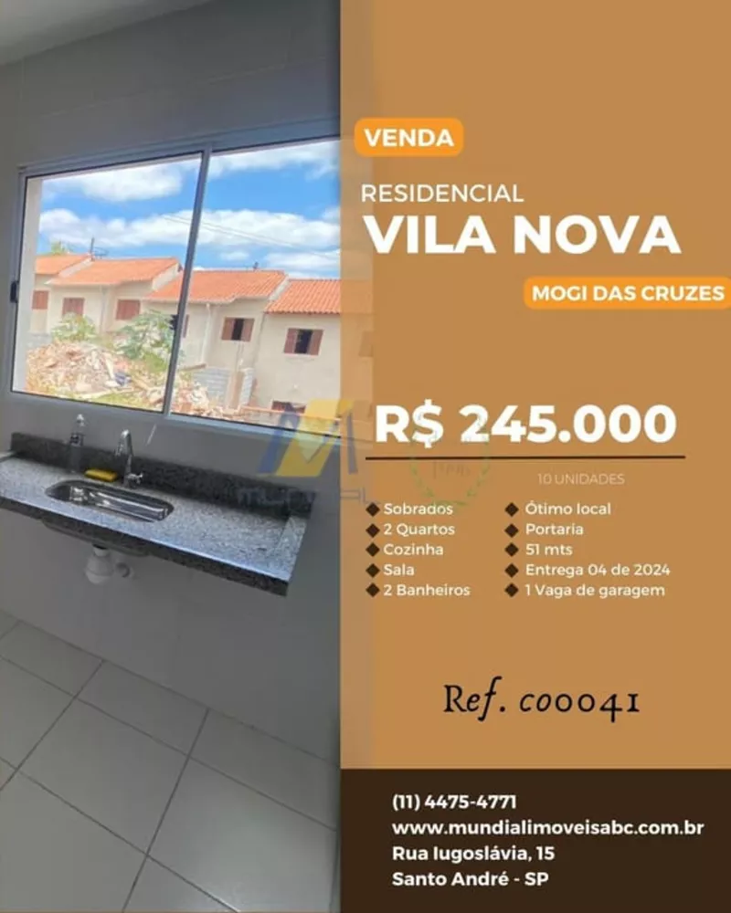 Casa à venda com 2 quartos, 51m² - Foto 1