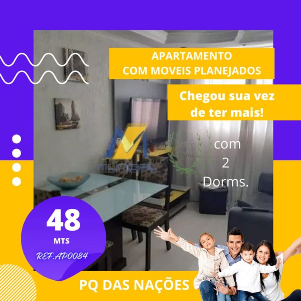 Apartamento à venda com 2 quartos, 48m² - Foto 1