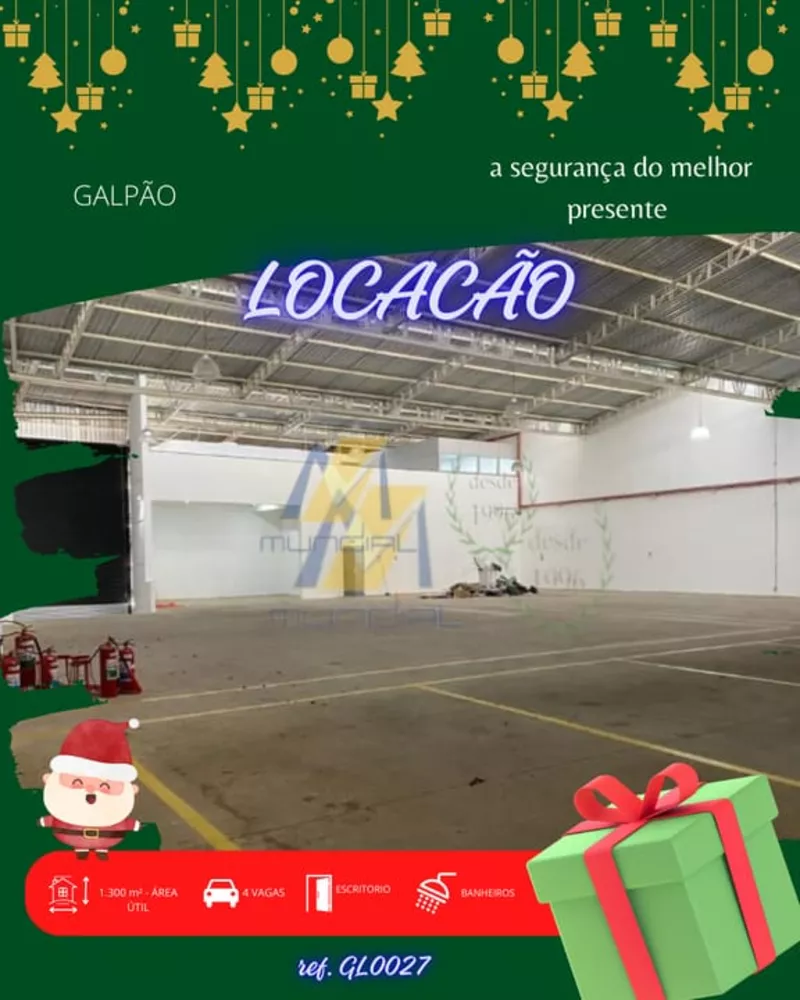 Depósito-Galpão-Armazém para alugar, 1300m² - Foto 1