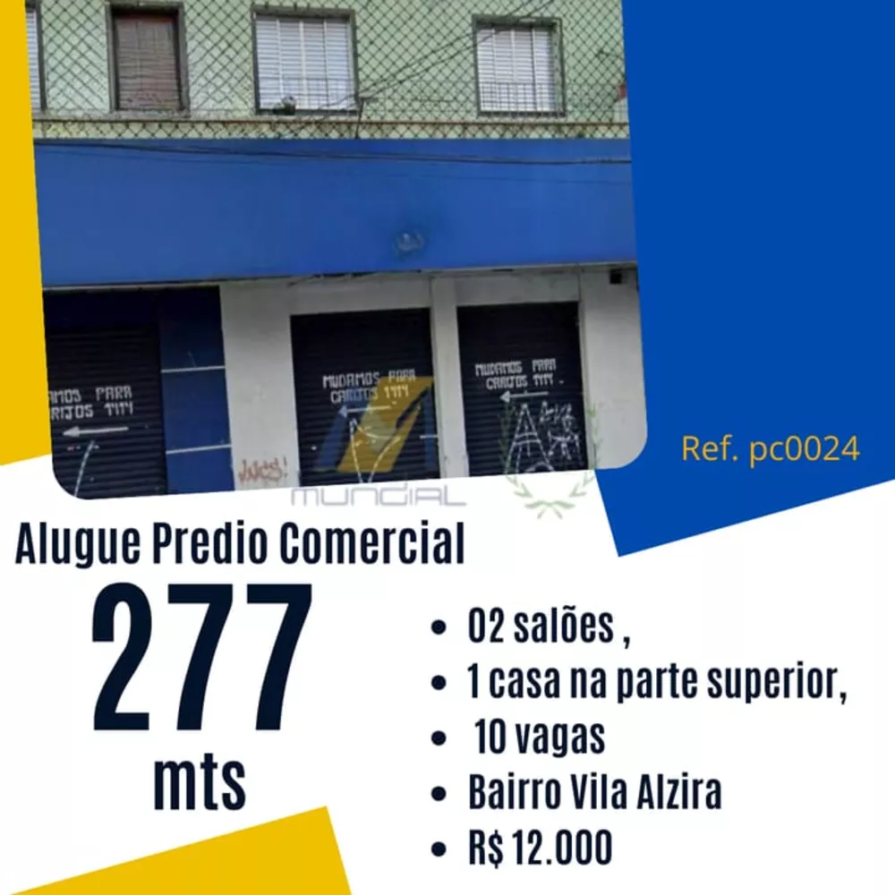 Prédio Inteiro para alugar, 277m² - Foto 1