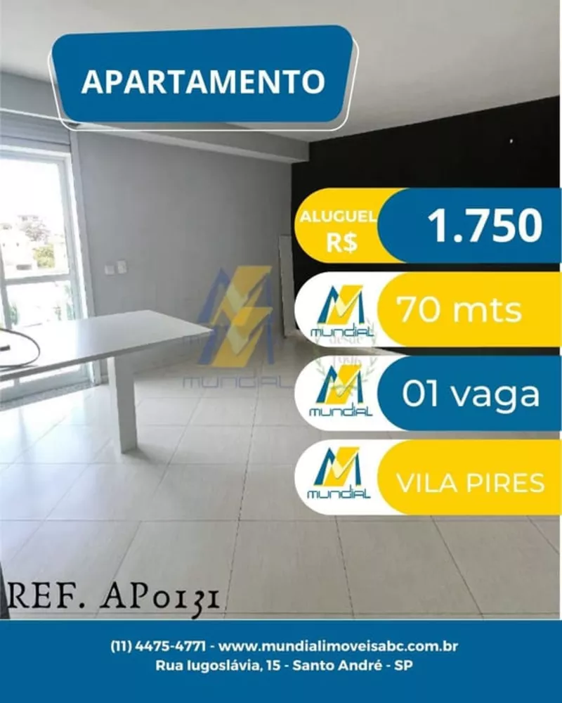 Apartamento para alugar com 2 quartos, 70m² - Foto 1