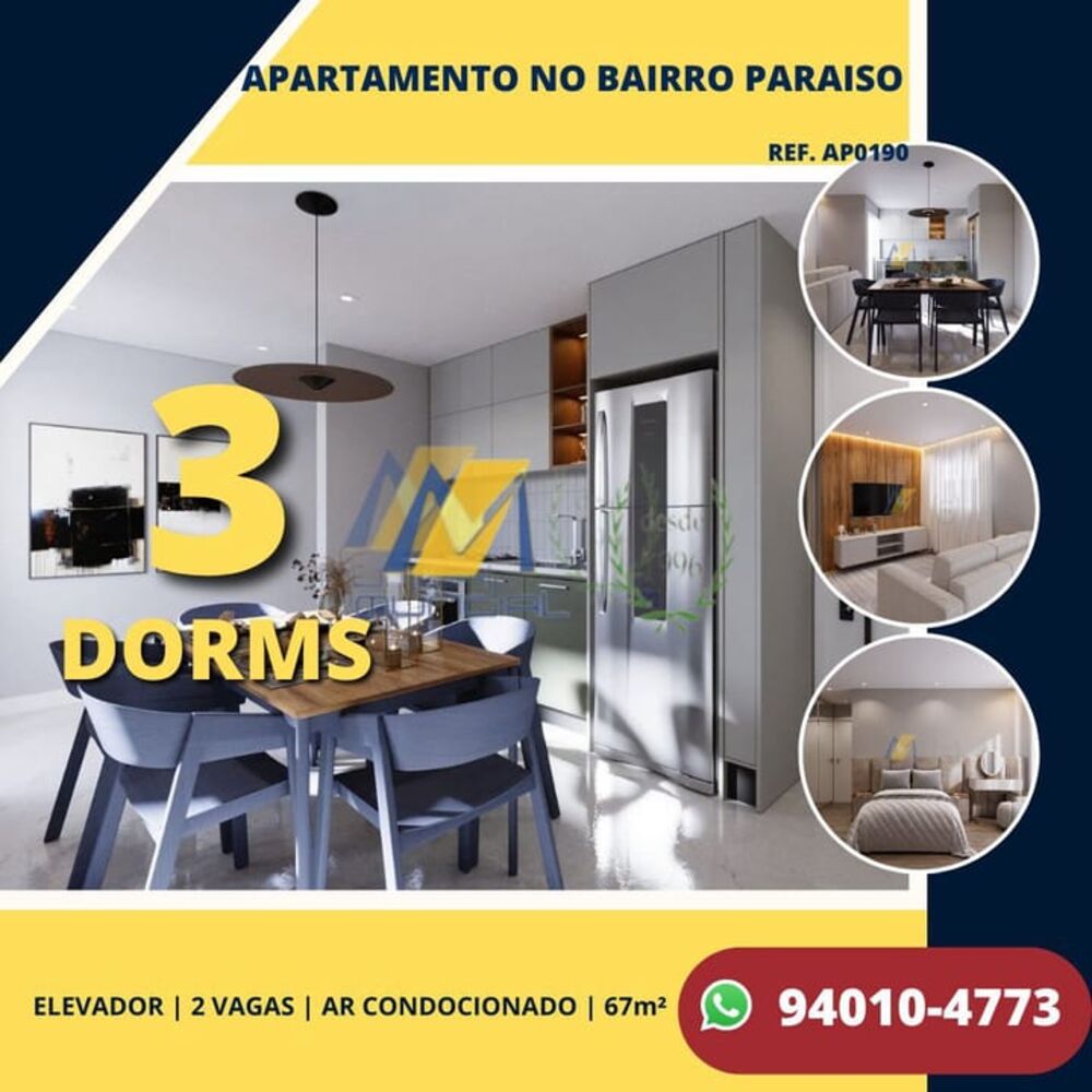 Apartamento, 3 quartos, 67 m² - Foto 1