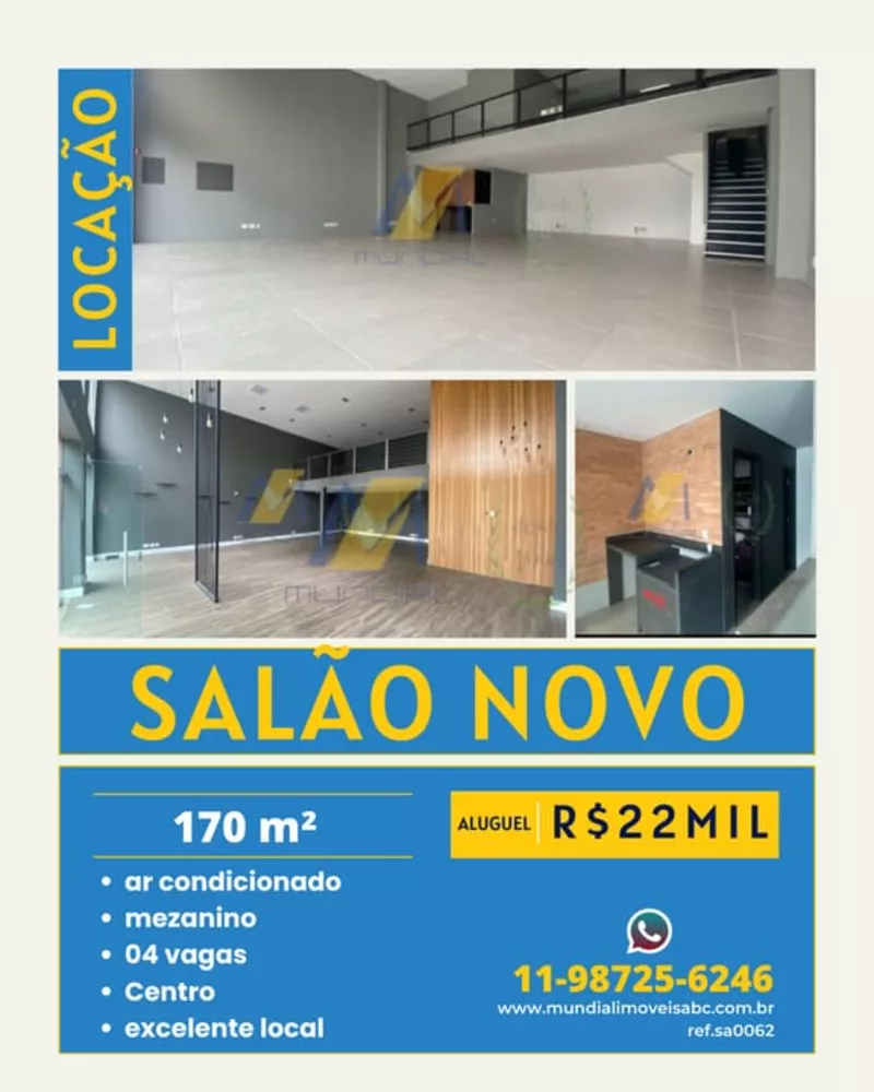 Loja-Salão para alugar, 170m² - Foto 1