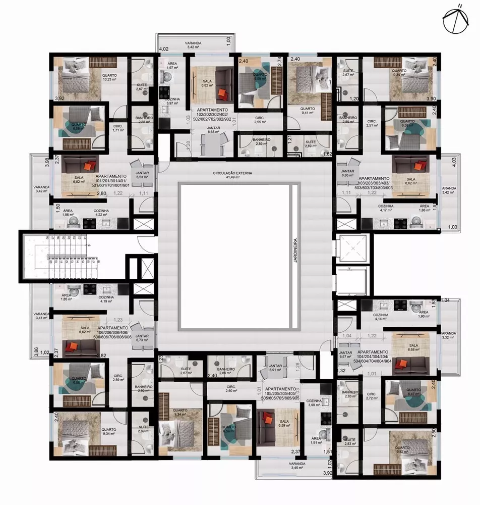 Apartamento, 2 quartos, 55 m² - Foto 15