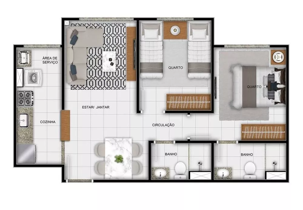 Apartamento, 2 quartos - Foto 27