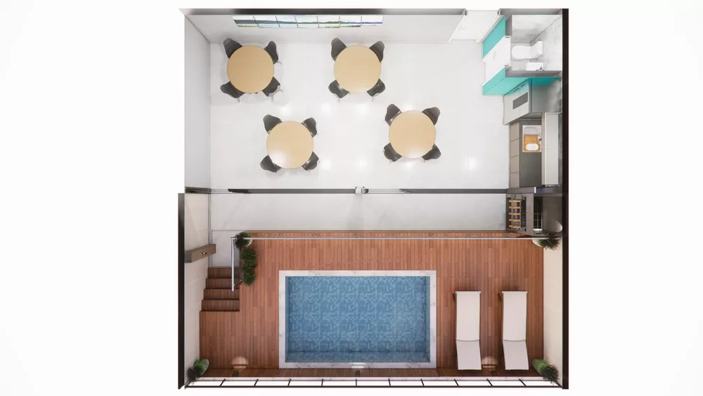 Apartamento, 1 quarto, 56 m² - Foto 1