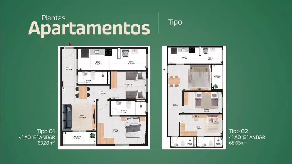 Apartamento, 2 quartos, 69 m² - Foto 20
