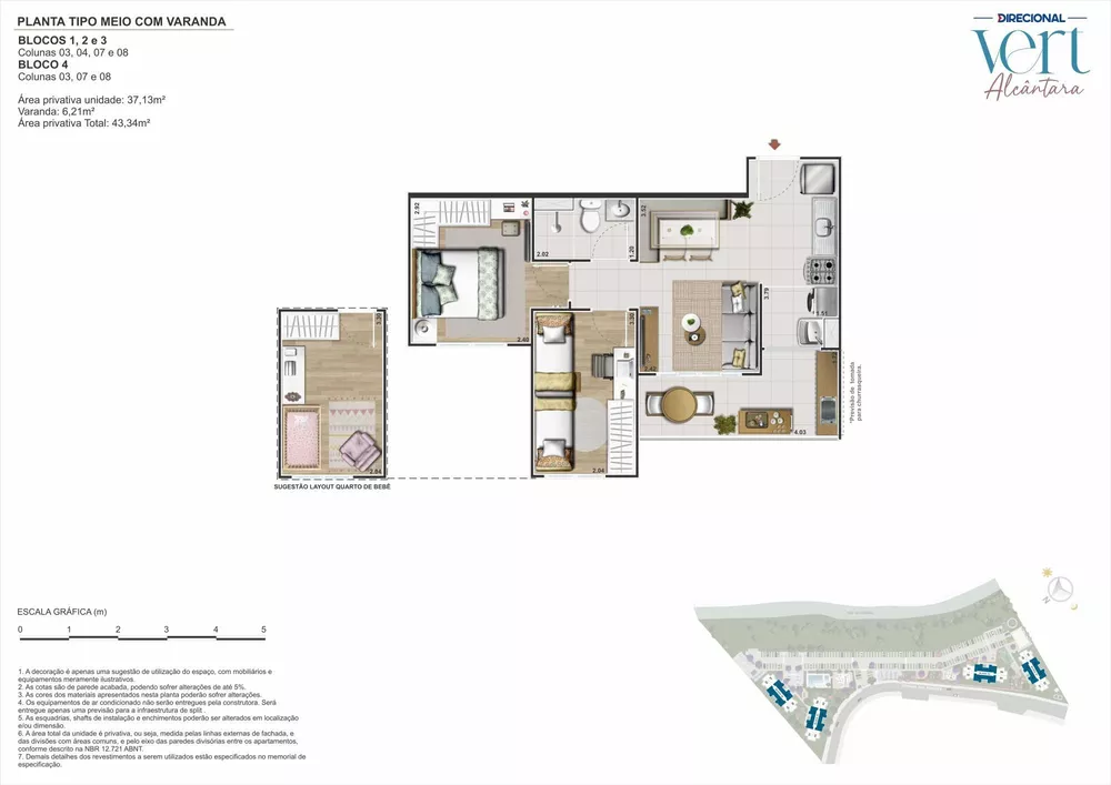 Apartamento, 2 quartos, 40 m² - Foto 17