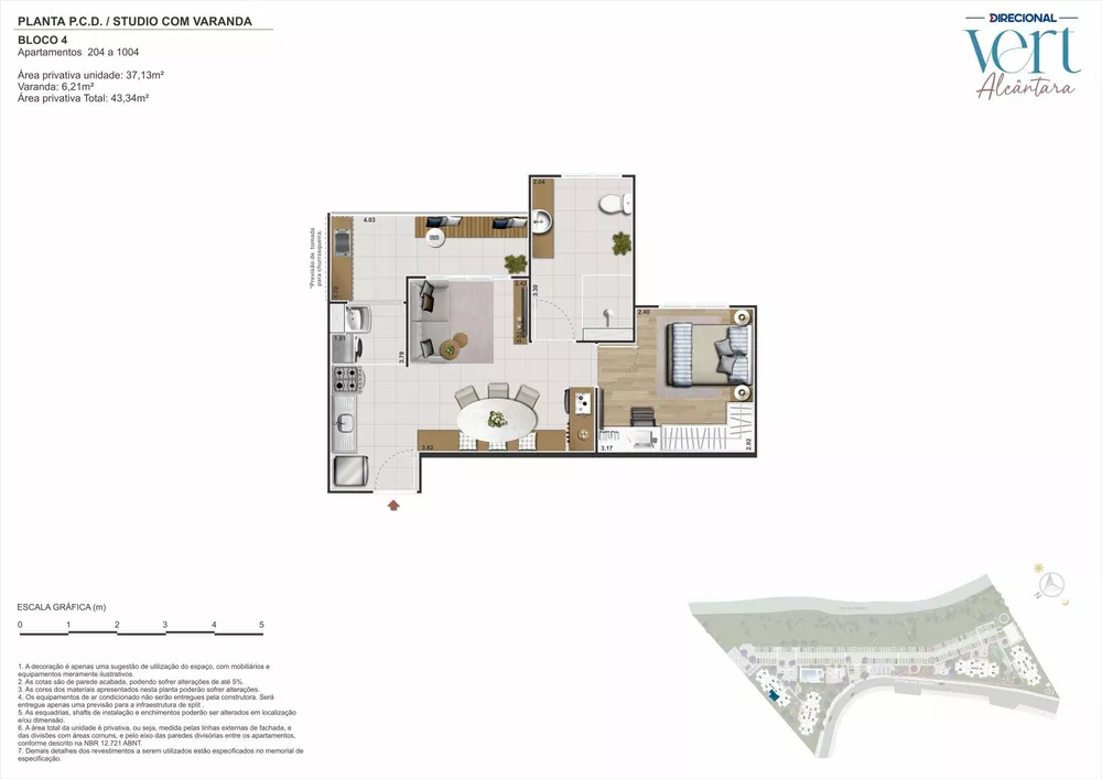 Apartamento, 2 quartos, 40 m² - Foto 9