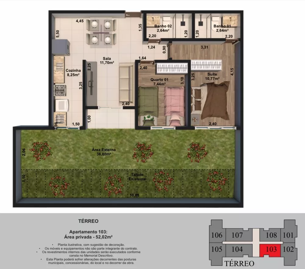 Apartamento, 2 quartos, 65 m² - Foto 9