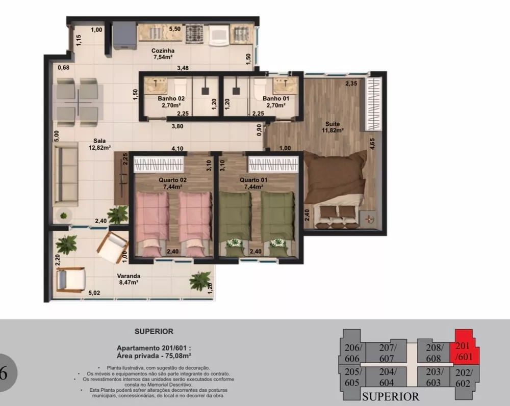 Apartamento, 2 quartos, 65 m² - Foto 5
