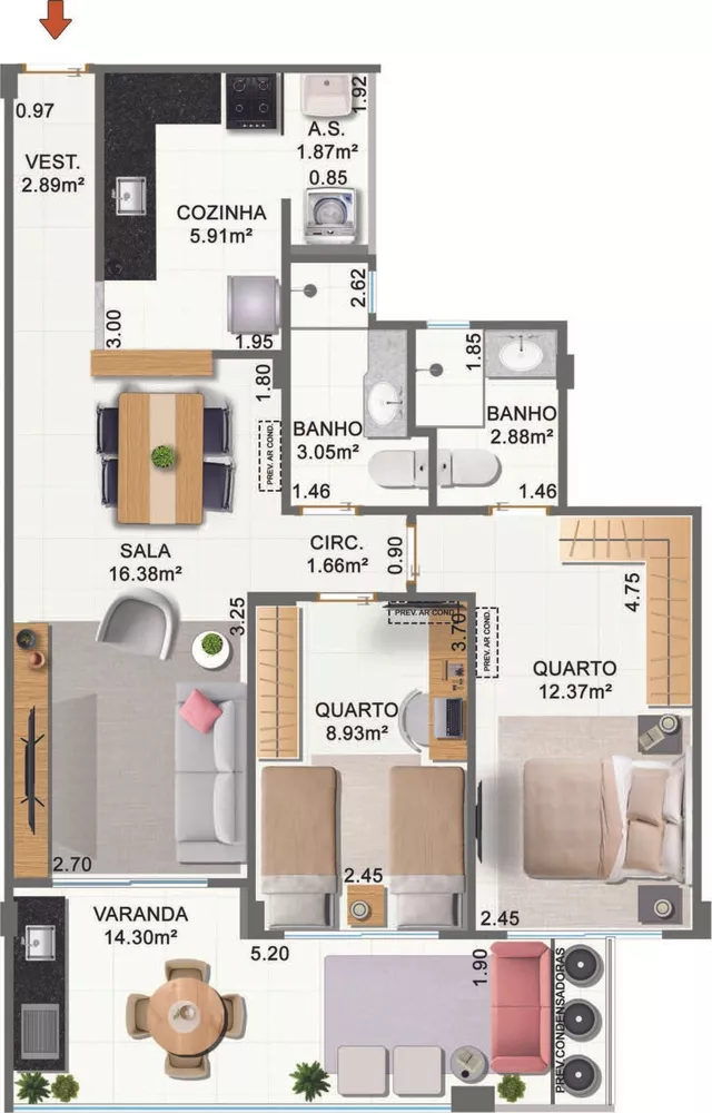 Apartamento, 1 quarto - Foto 20