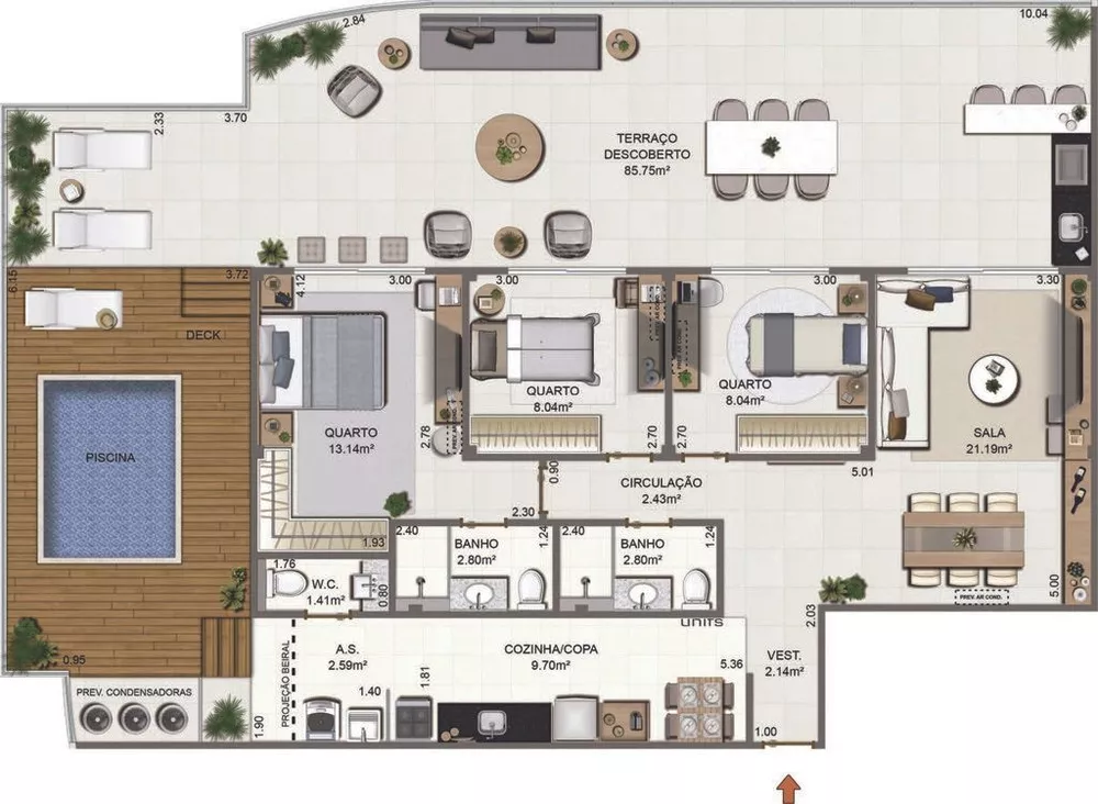 Apartamento, 1 quarto - Foto 12