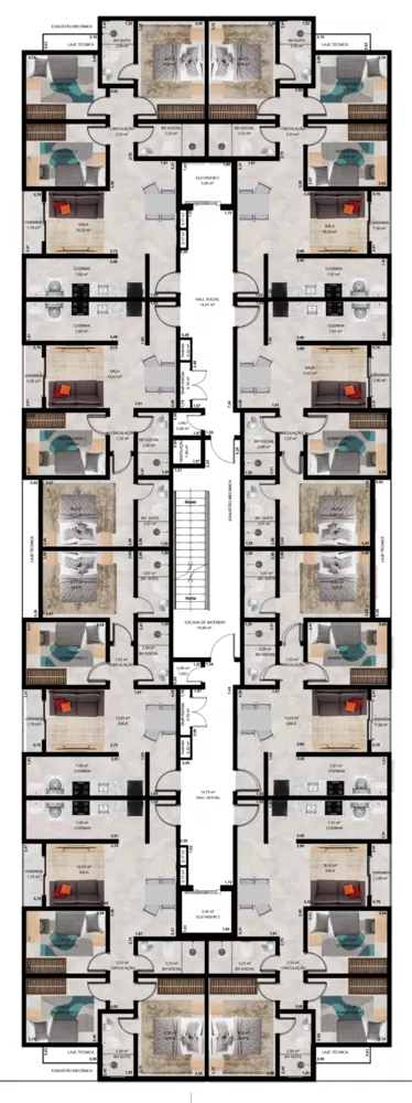 Apartamento, 2 quartos, 54 m² - Foto 11
