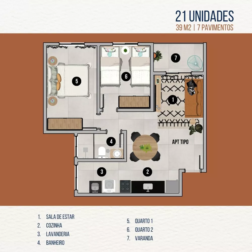 Apartamento, 2 quartos, 48 m² - Foto 21