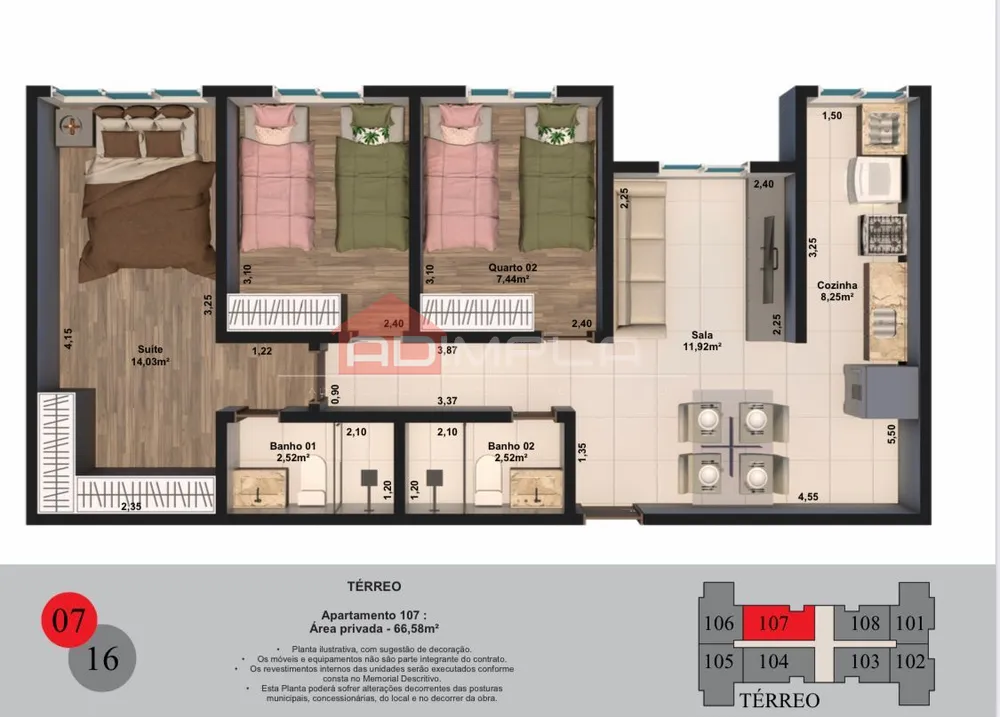 Apartamento, 3 quartos, 76 m² - Foto 30