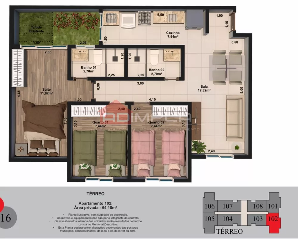 Apartamento, 3 quartos, 76 m² - Foto 10
