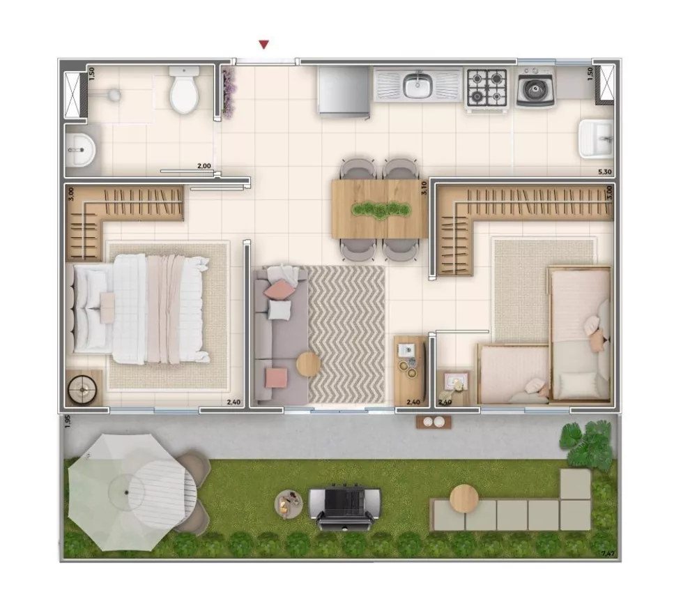 Apartamento, 2 quartos - Foto 20