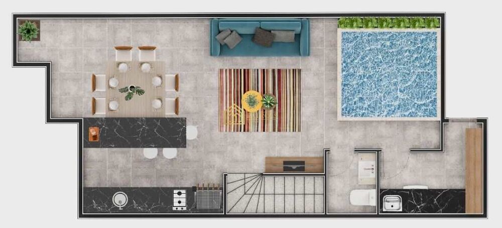 Cobertura, 2 quartos, 106 m² - Foto 3