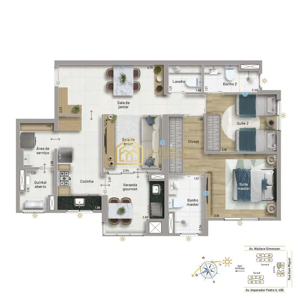 Apartamento, 2 quartos, 86 m² - Foto 8